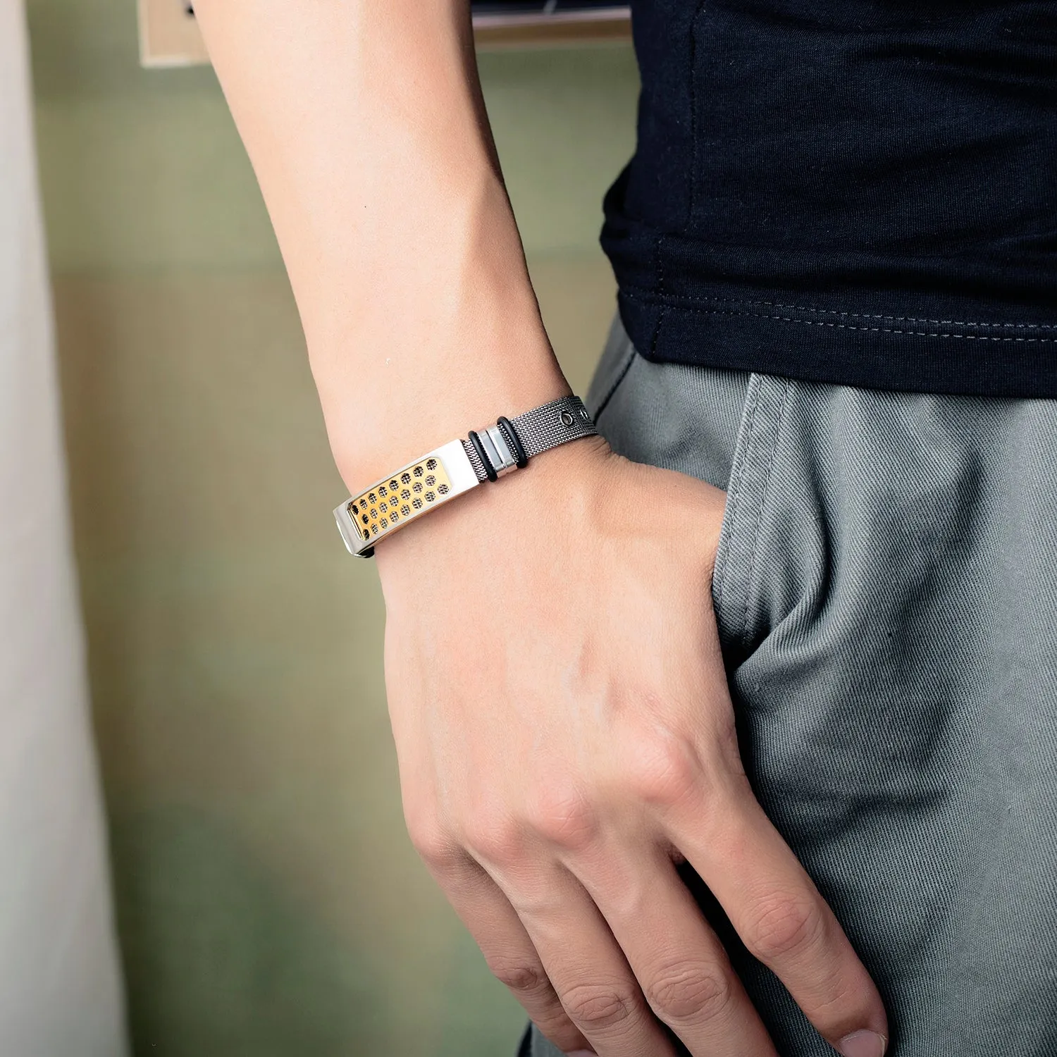 Men's Fashion Cell Bracelet