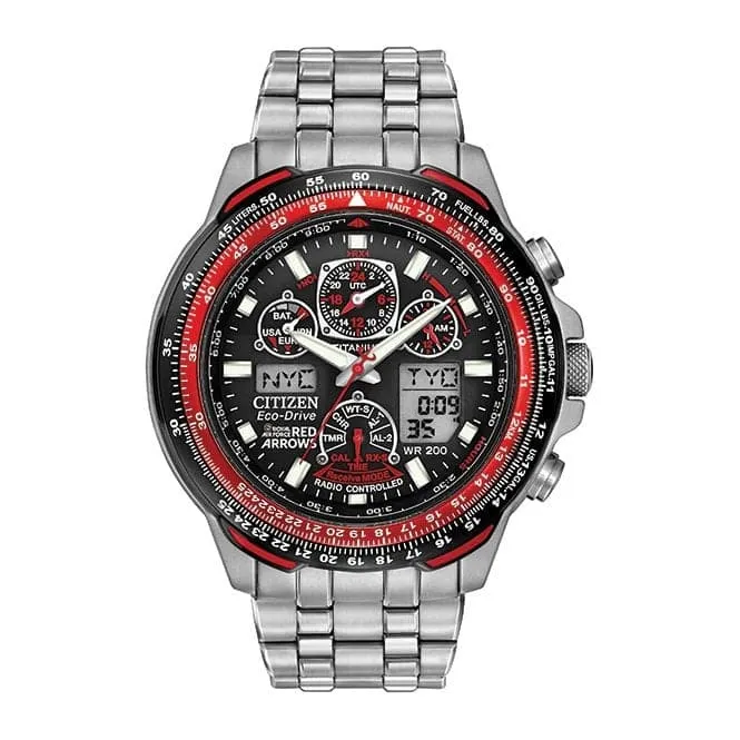 Mens Hawk Series Titanium Ion Plated Watch JY0110-55E