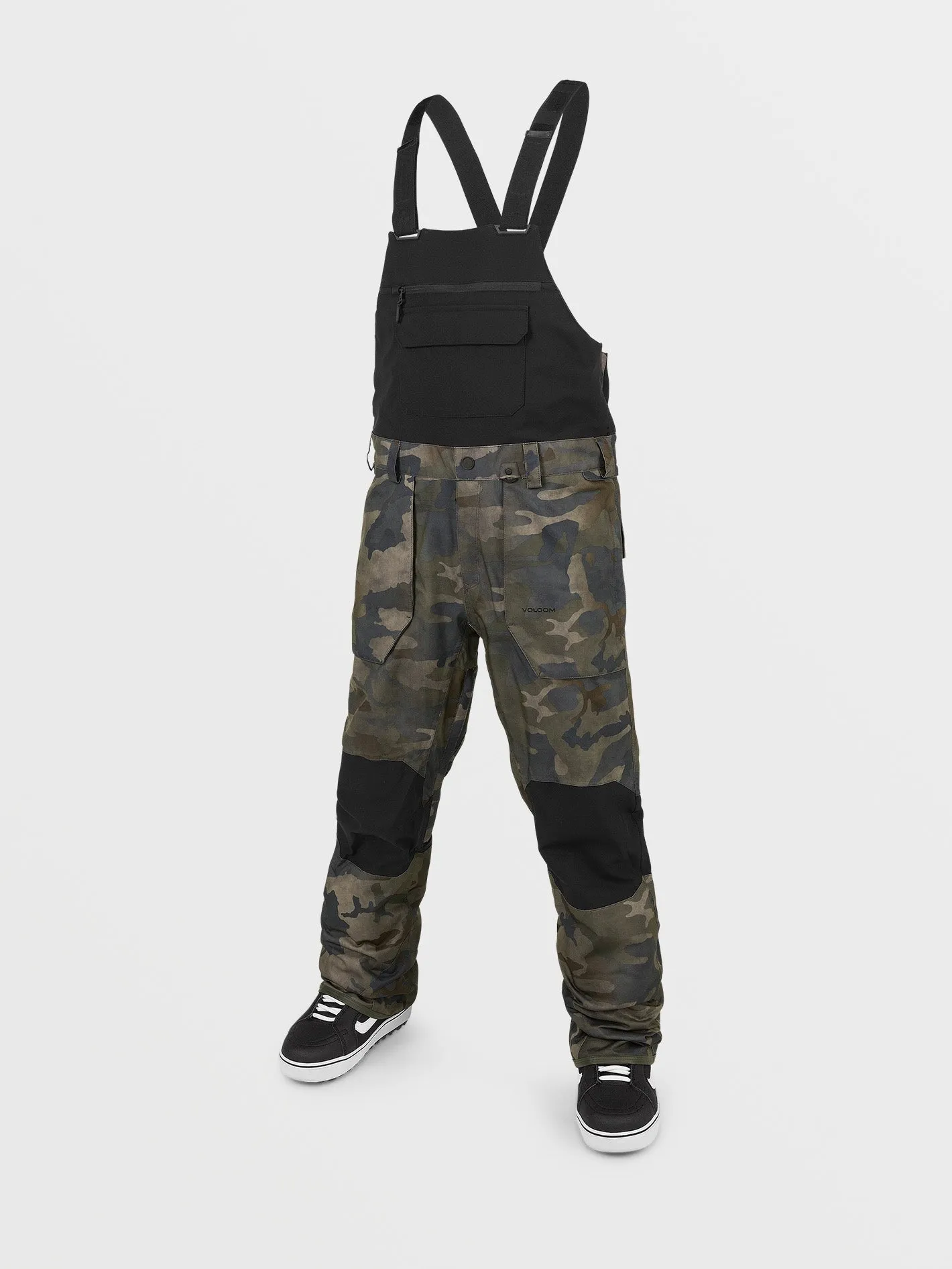 Mens Roan Bib Overalls - Cloudwash Camo