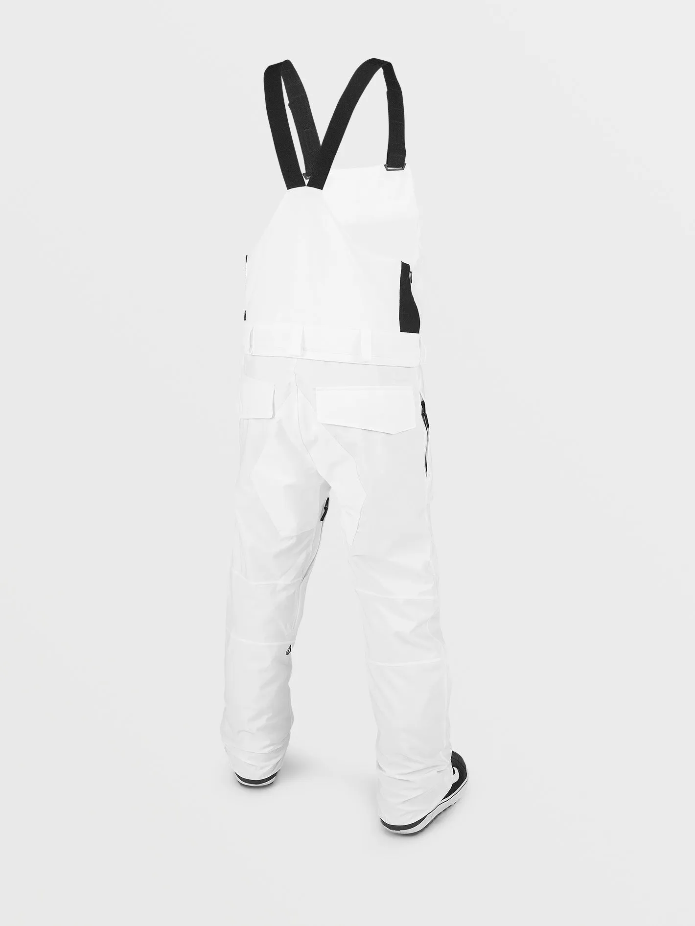 Mens Roan Bib Overalls - White