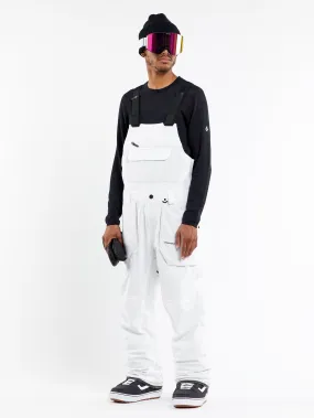 Mens Roan Bib Overalls - White