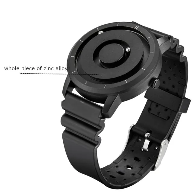 Men's Sliver Magnetic Watch