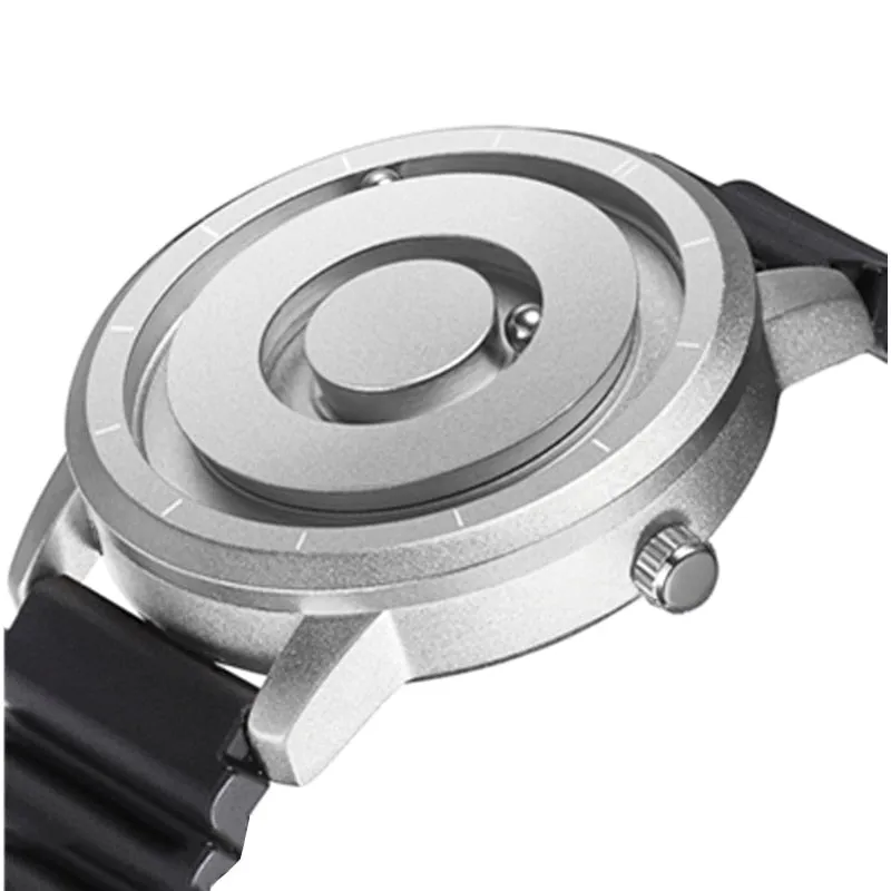 Men's Sliver Magnetic Watch