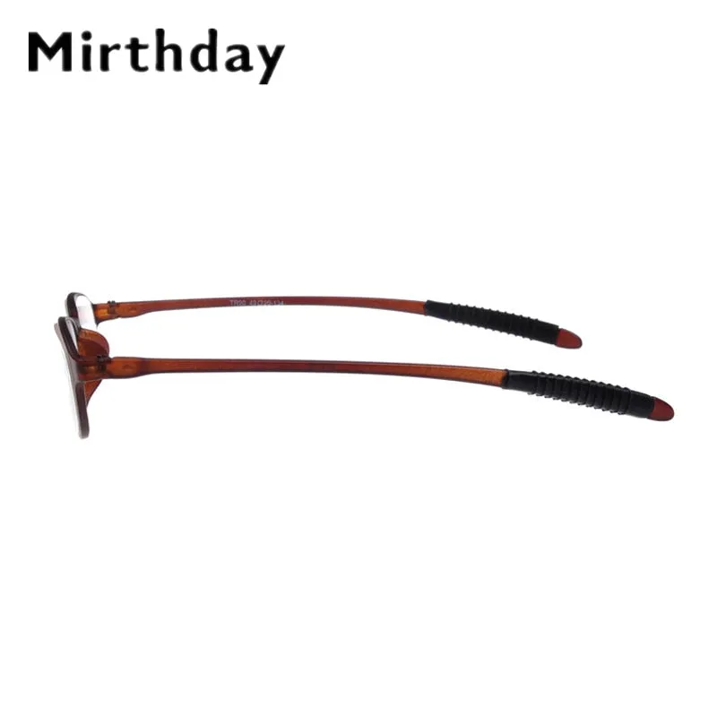 Mirthday Unisex Full Rim Square Tr 90 Titanium Reading Glasses Ff30