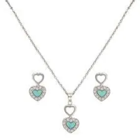 Montana Silversmith River Lights in Love Jewelry Set Style JS2537