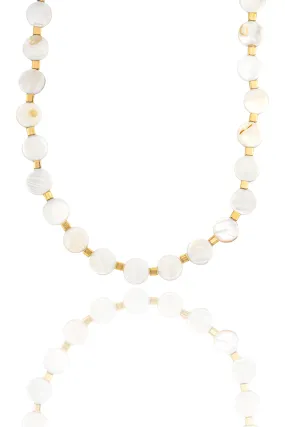 Mother Pearl Box Choker (H166)(I473)