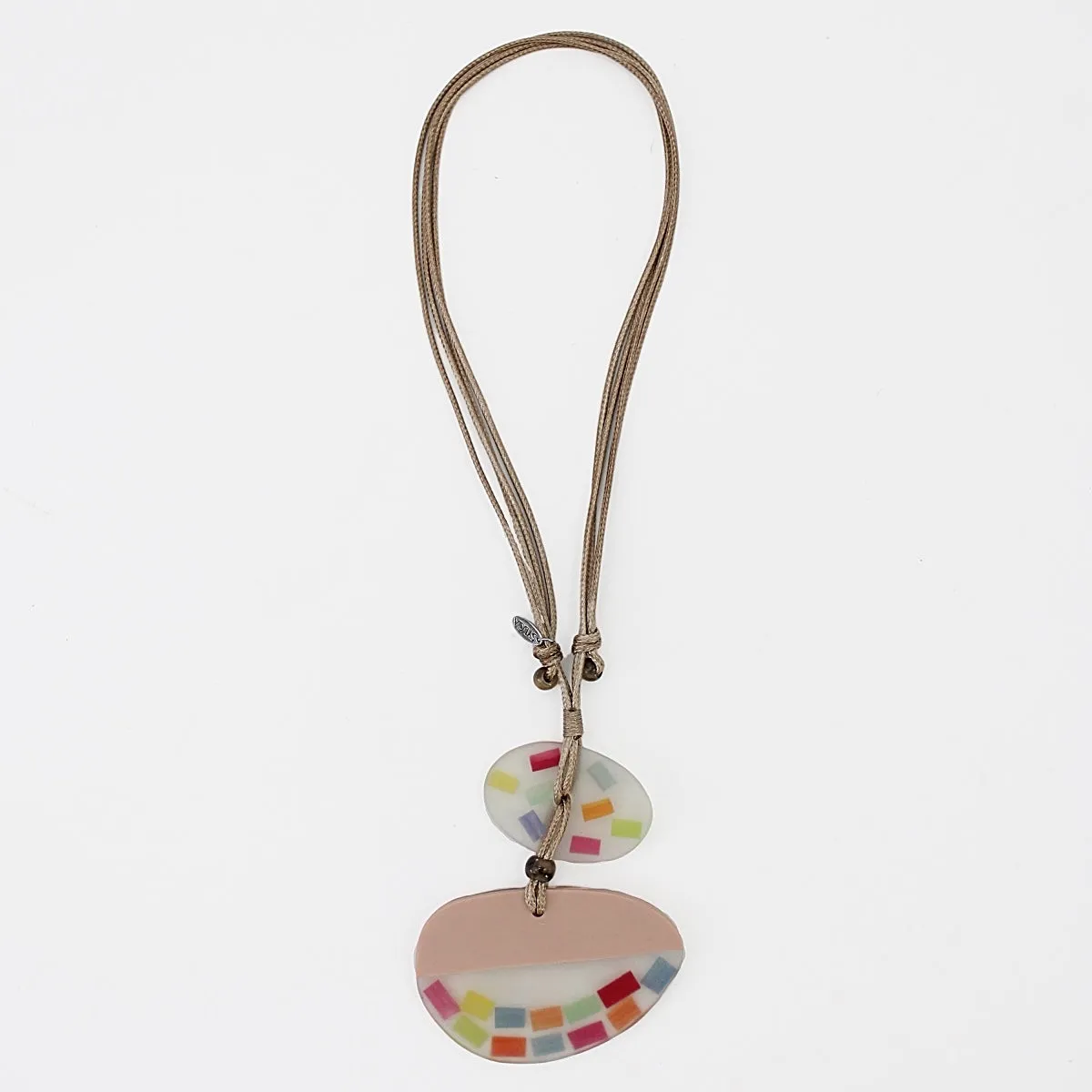 Multi Color Demi Pendant Necklace