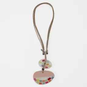 Multi Color Demi Pendant Necklace