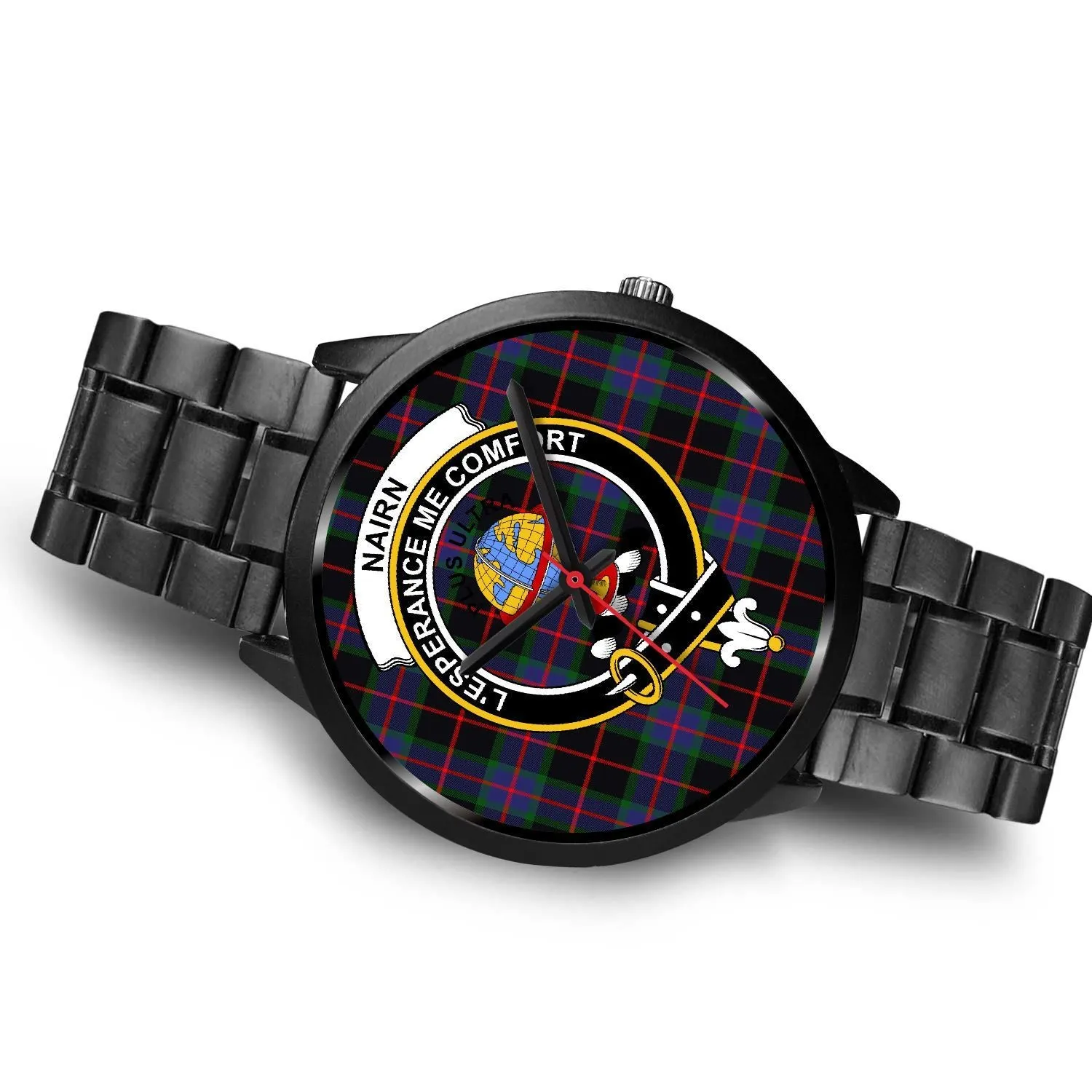 Nairn Clan Badge Tartan Black Watch