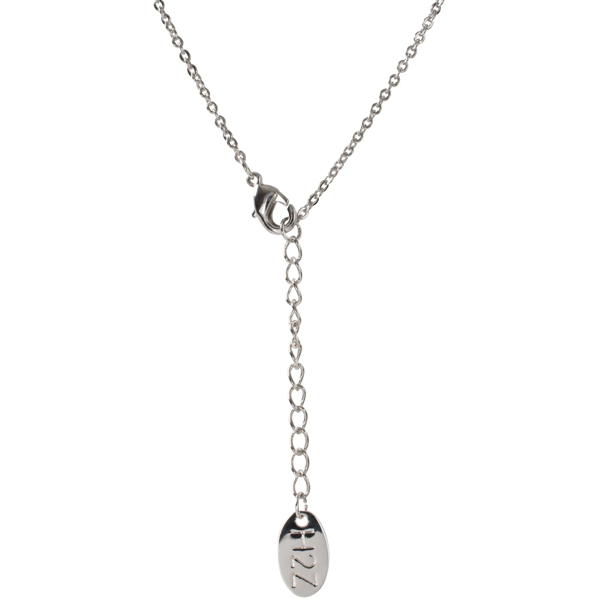 Nana White Opal 16" - 17.5" Rhodium Necklace