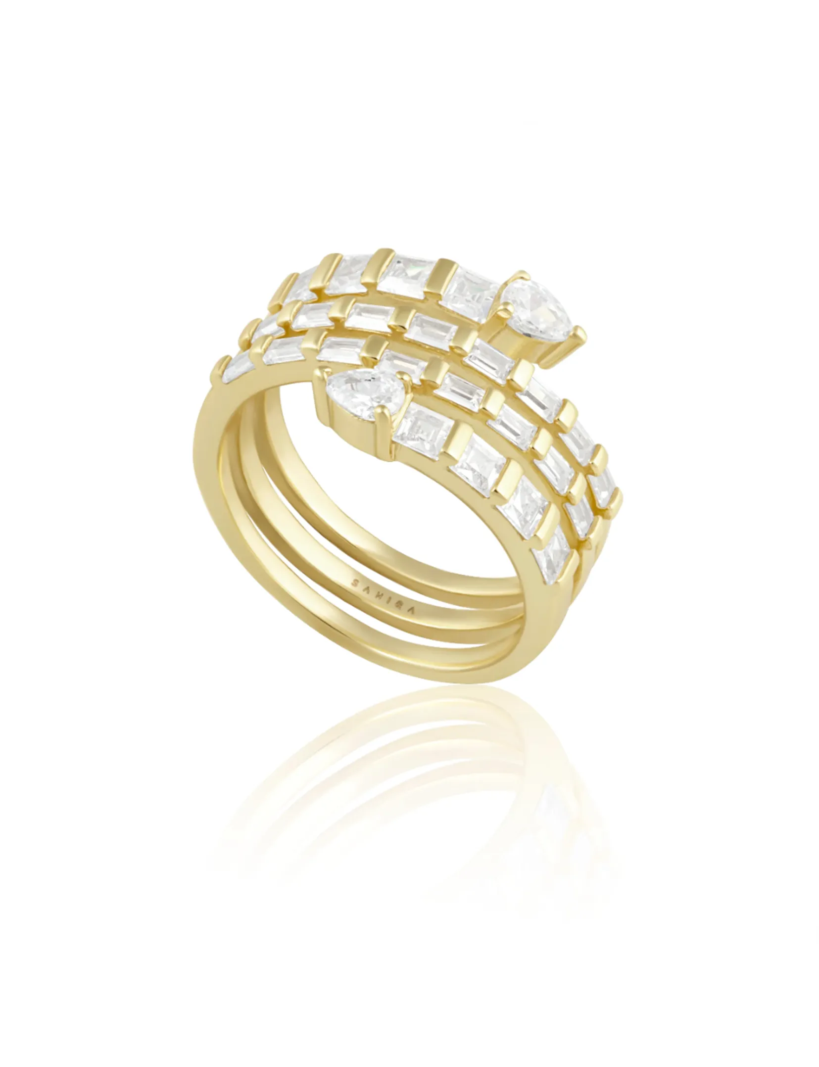 Natalia CZ Ring, 8 Gold