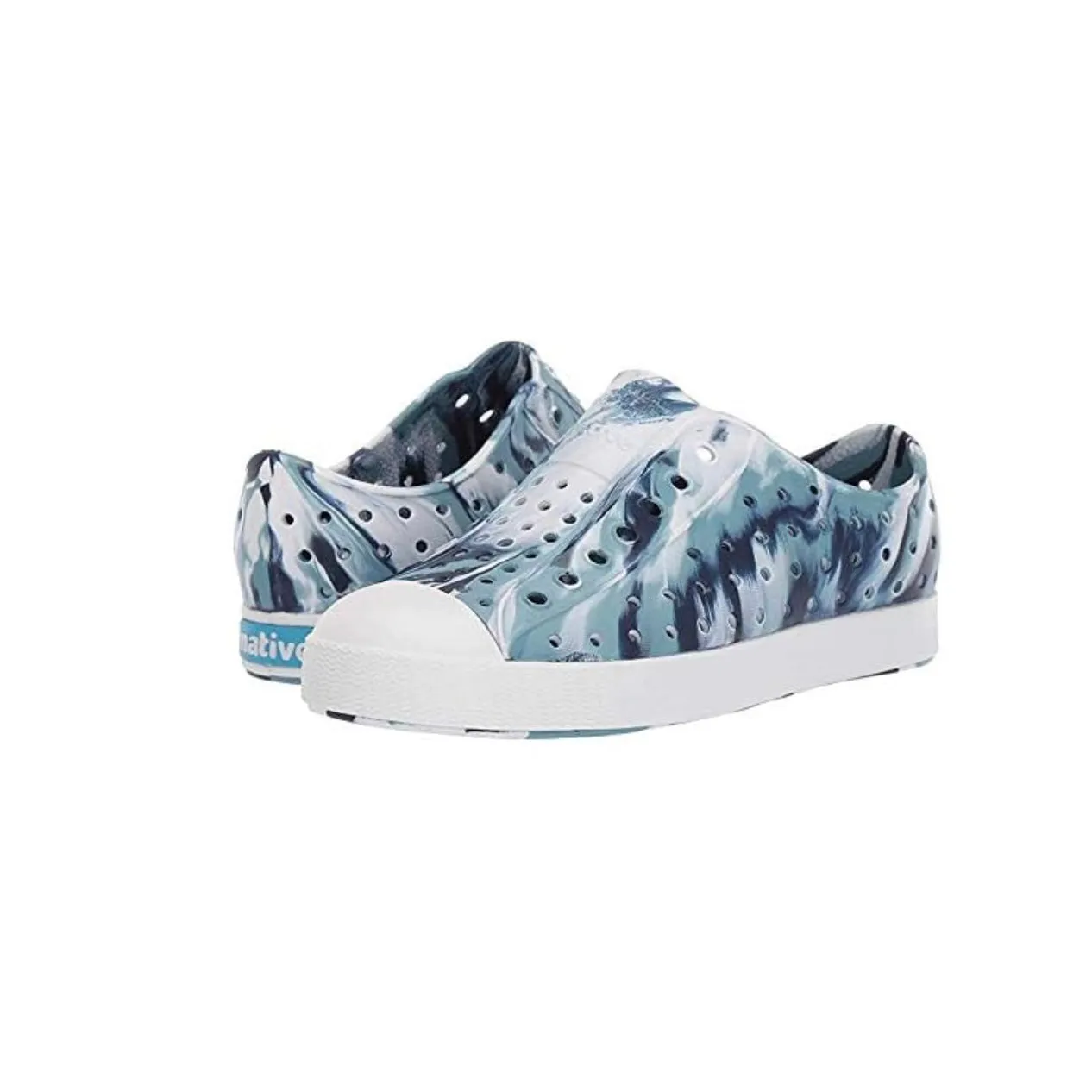 Native Shoes Fuji Blue Marbled Jefferson Youth Shoe