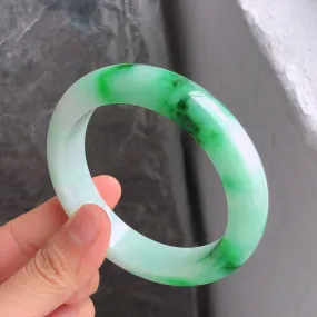 Natural Jade Bangle Jadeite Bangle Internal Diameter 57.1mm NBE091