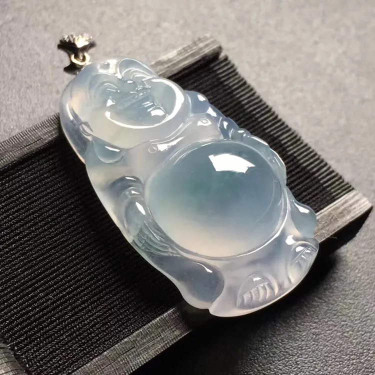 Natural Jade Pendant Jadeite Buddha Pendant PT481