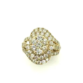 *New* 3.11 Diamond Cluster Ring