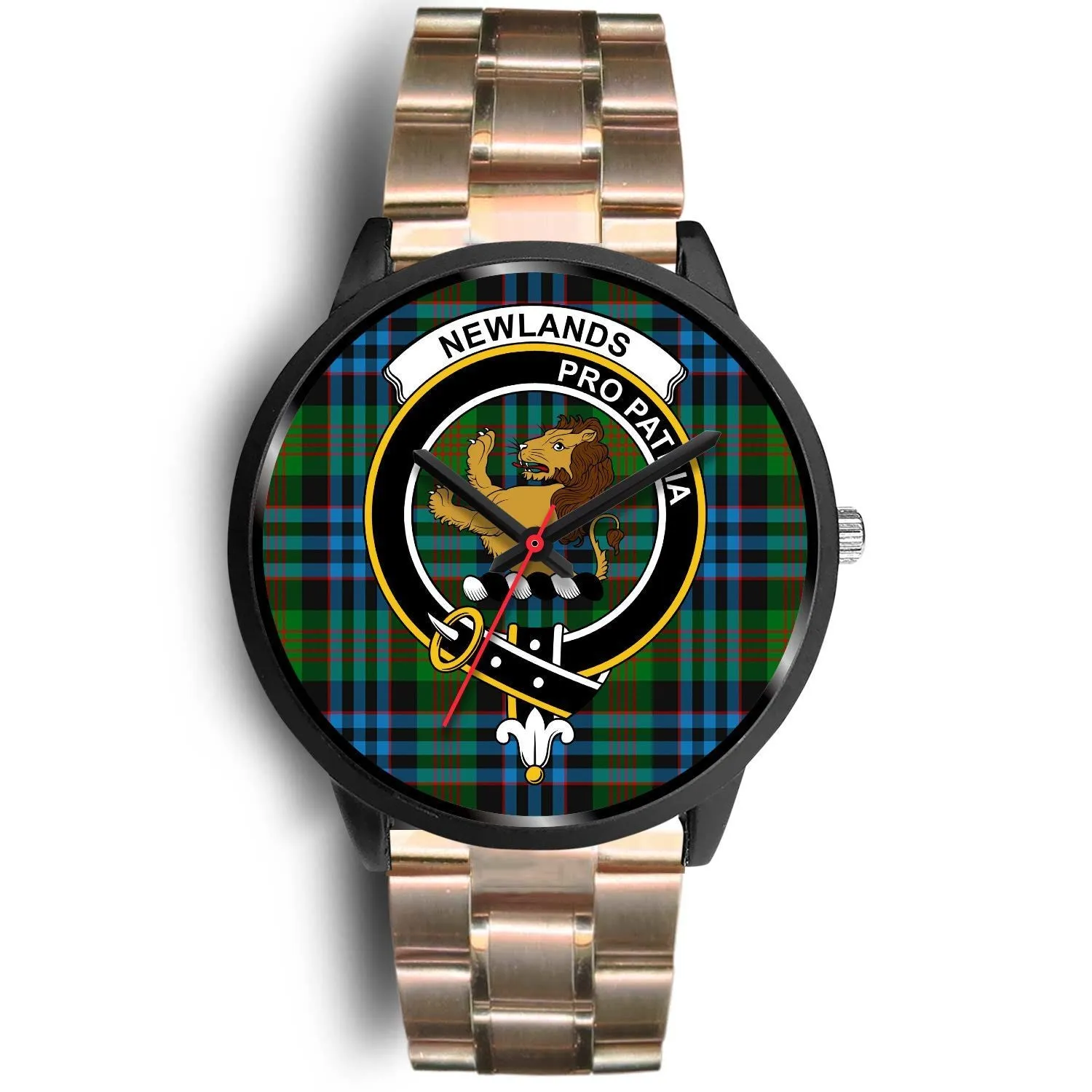 Newlands Clan Badge Tartan Black Watch