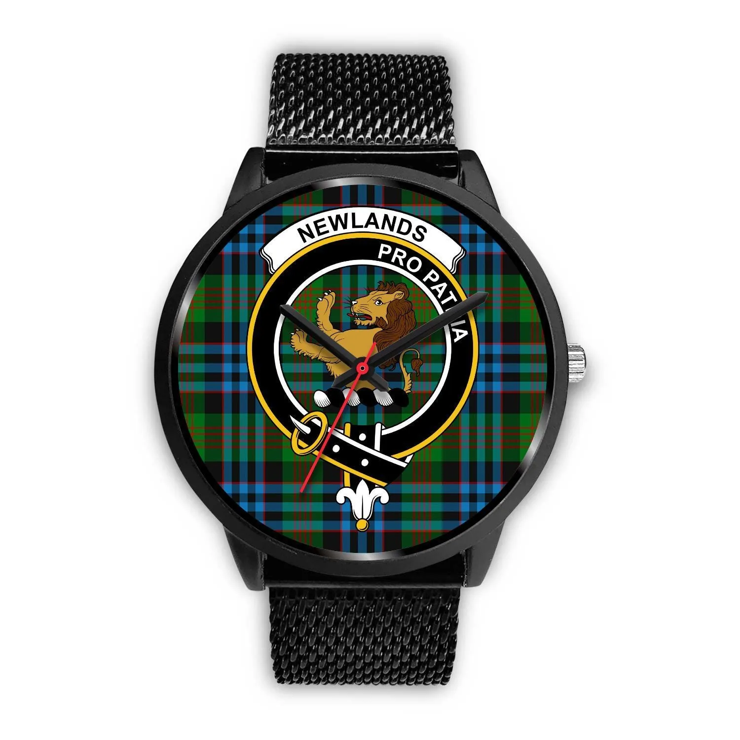 Newlands Clan Badge Tartan Black Watch