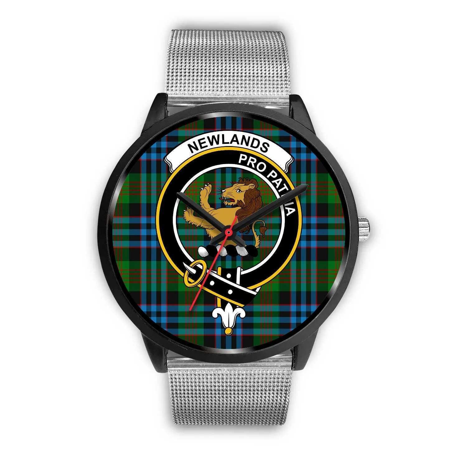 Newlands Clan Badge Tartan Black Watch