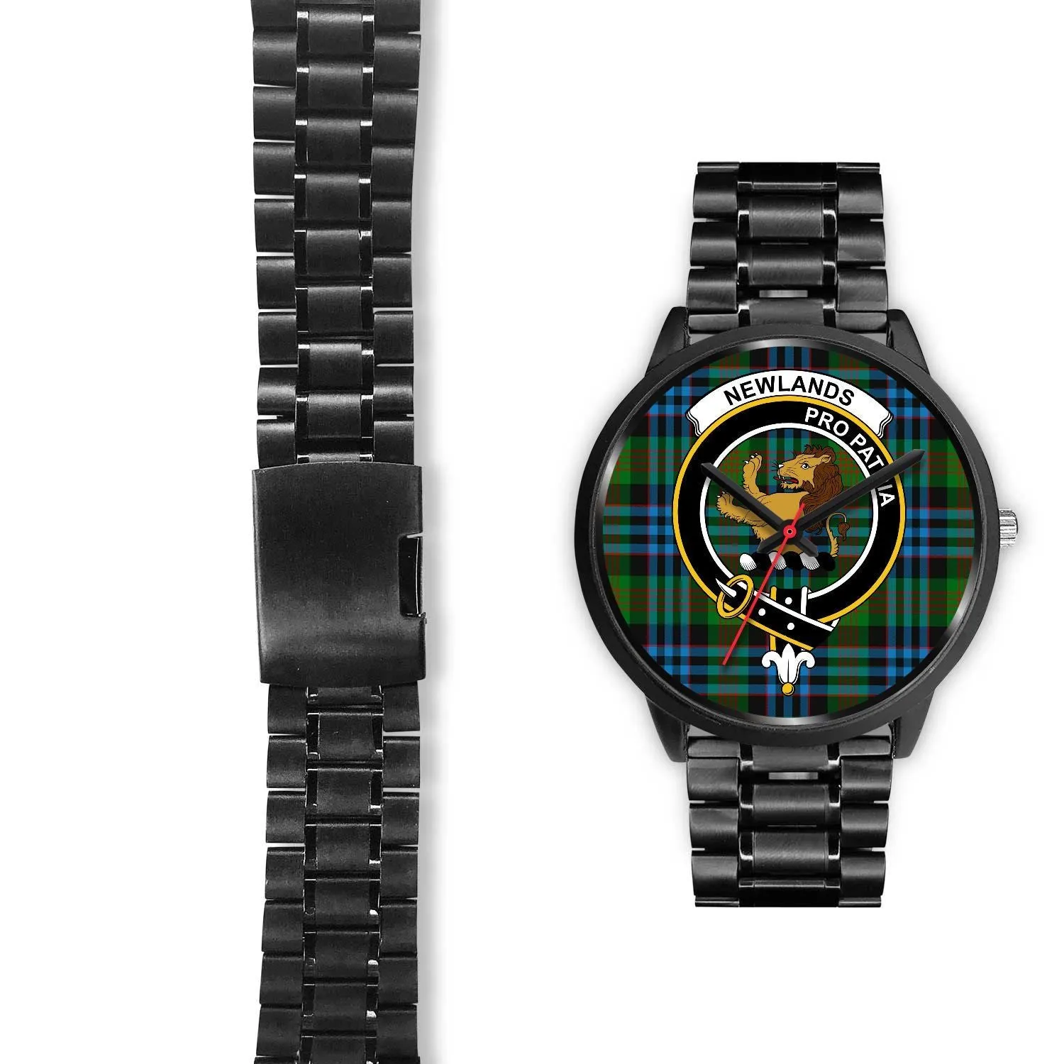 Newlands Clan Badge Tartan Black Watch