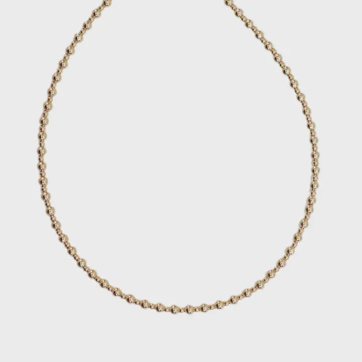 Nicole Ball Bead Choker | 14K Gold Filled