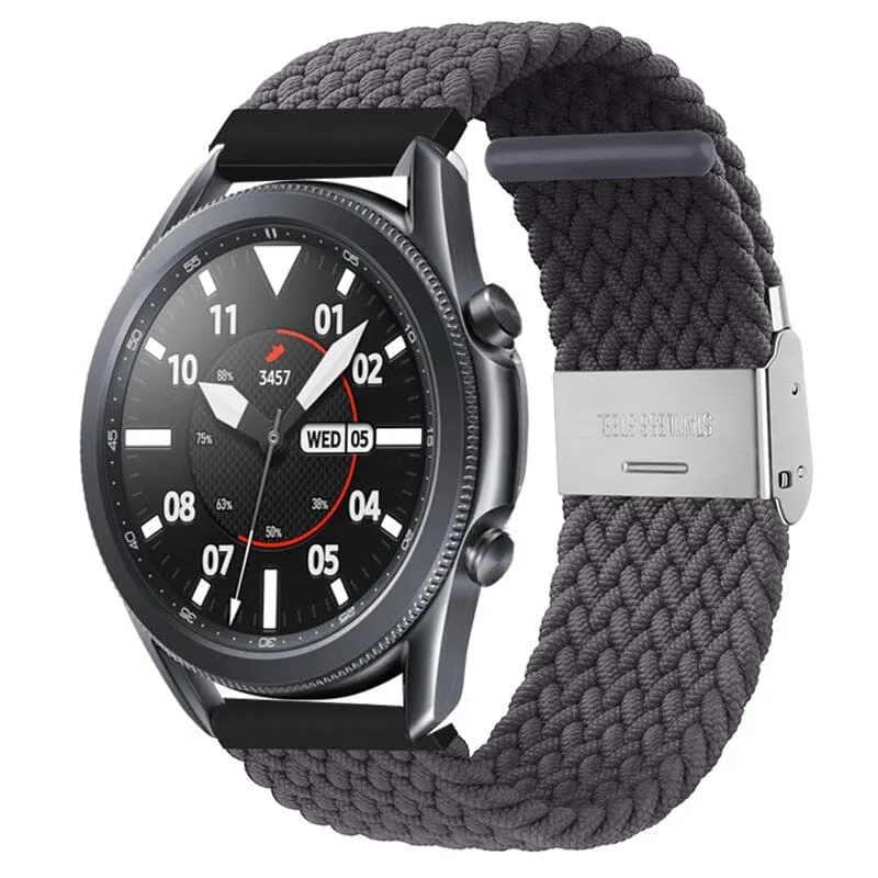 Nylon Braided Loop Watch Straps Compatible with the Xiaomi Amazfit Smart Watch, Smart Watch 2