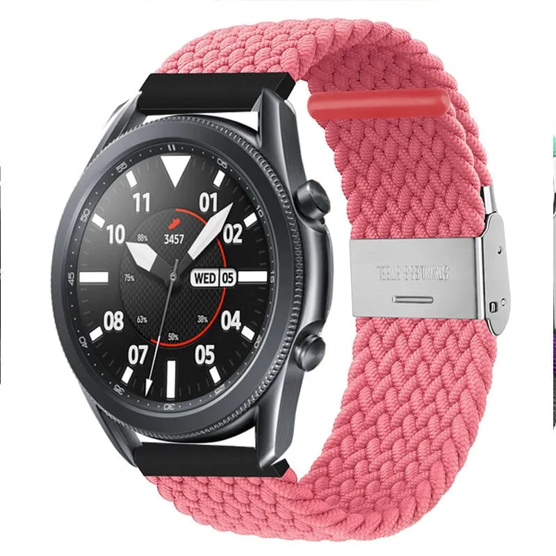 Nylon Braided Loop Watch Straps Compatible with the Xiaomi Amazfit Smart Watch, Smart Watch 2