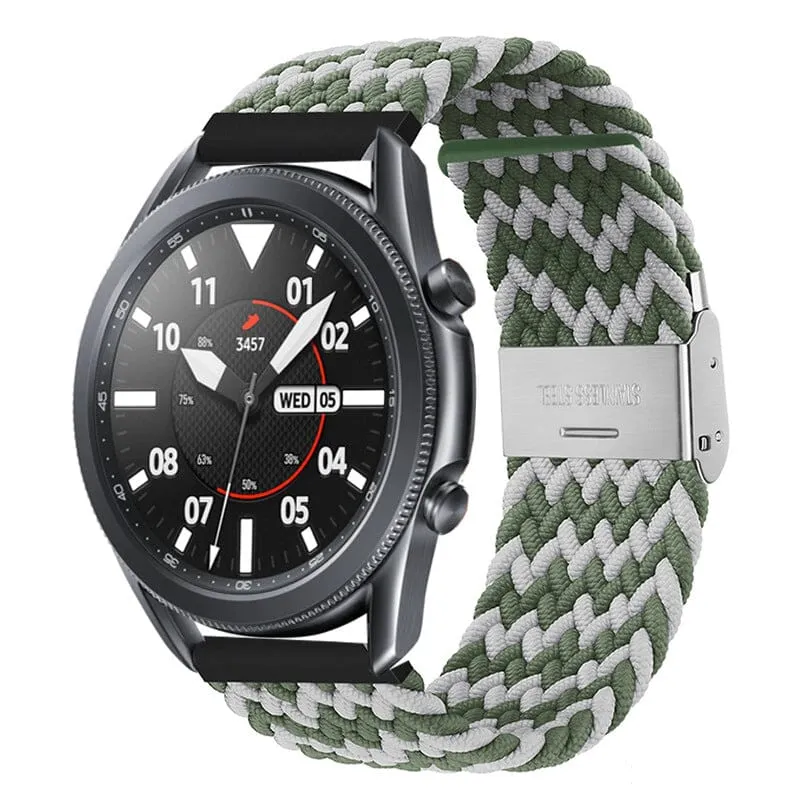 Nylon Braided Loop Watch Straps Compatible with the Xiaomi Amazfit Smart Watch, Smart Watch 2