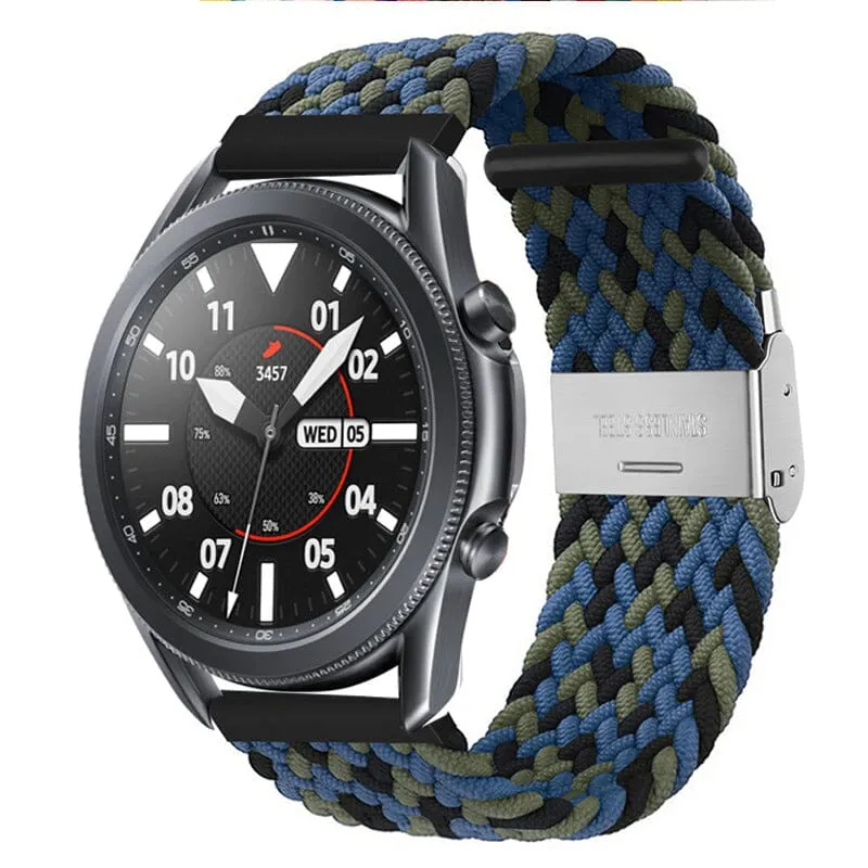 Nylon Braided Loop Watch Straps Compatible with the Xiaomi Amazfit Smart Watch, Smart Watch 2