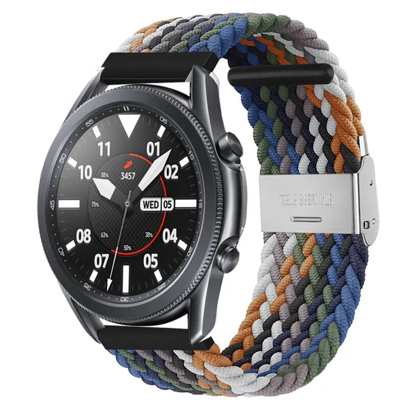 Nylon Braided Loop Watch Straps Compatible with the Xiaomi Amazfit Smart Watch, Smart Watch 2