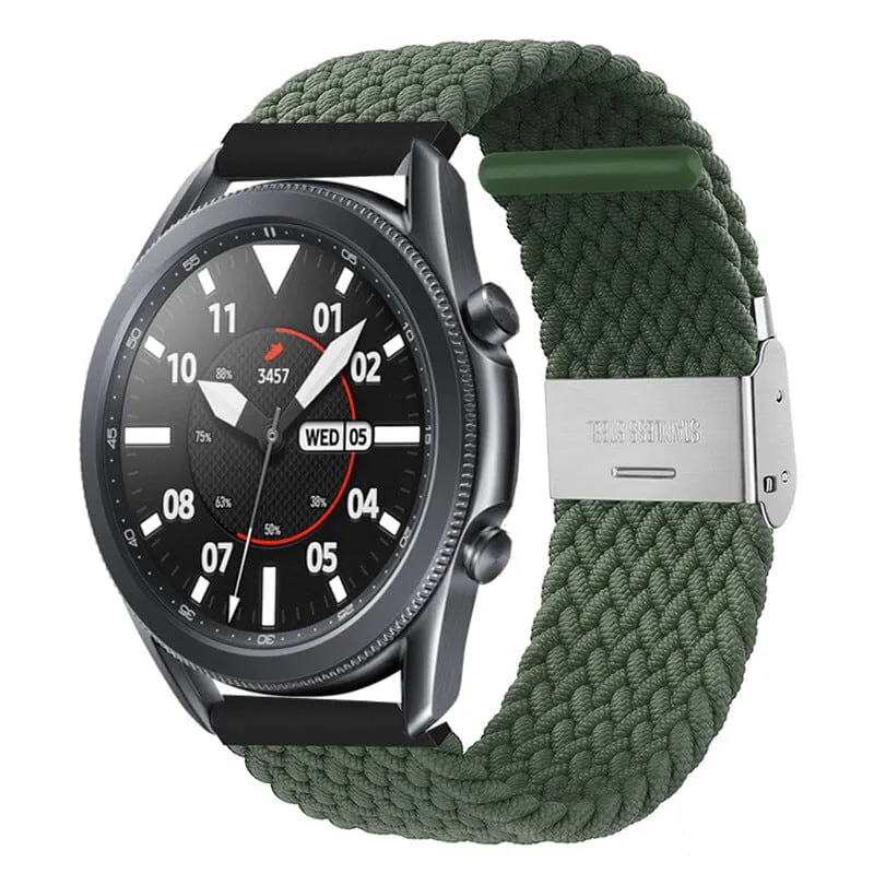 Nylon Braided Loop Watch Straps Compatible with the Xiaomi Amazfit Smart Watch, Smart Watch 2