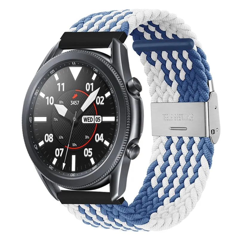 Nylon Braided Loop Watch Straps Compatible with the Xiaomi Amazfit Smart Watch, Smart Watch 2