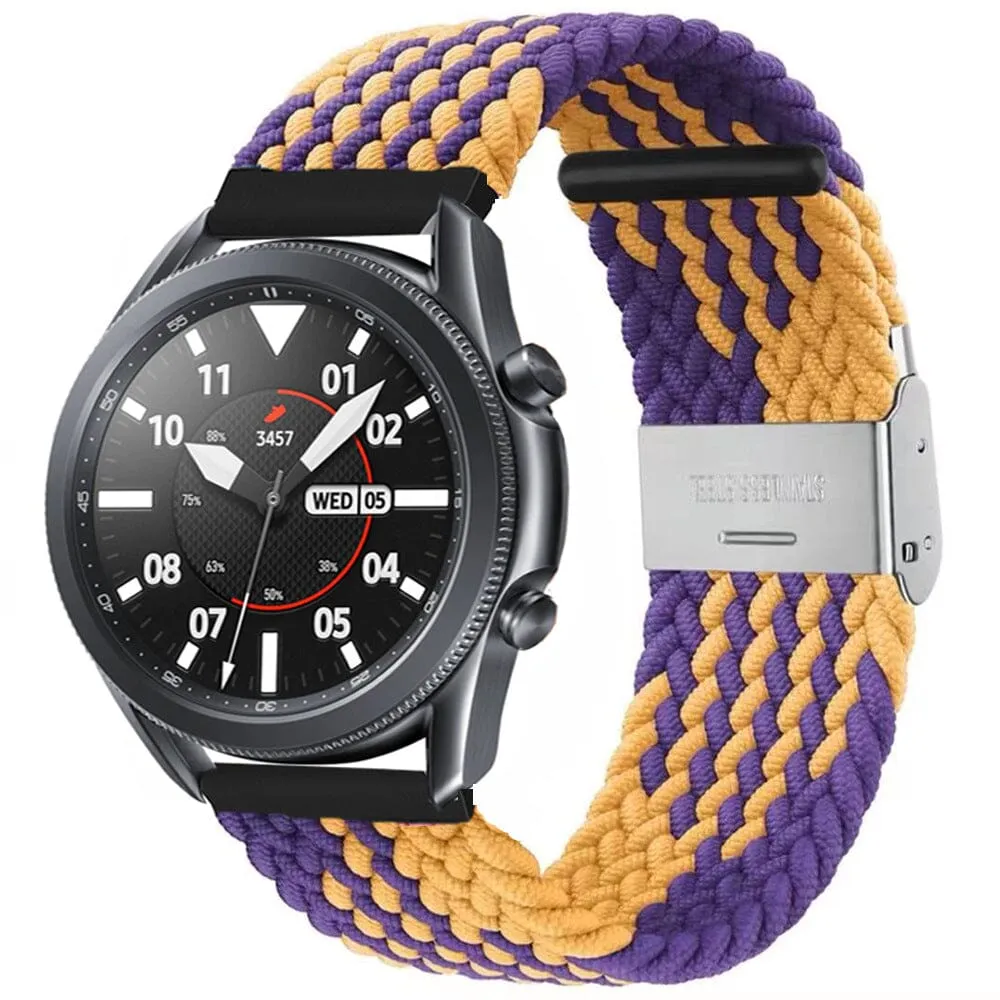 Nylon Braided Loop Watch Straps Compatible with the Xiaomi Amazfit Smart Watch, Smart Watch 2