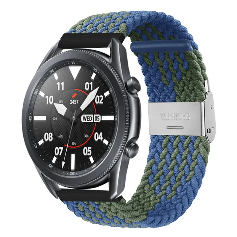 Nylon Braided Loop Watch Straps Compatible with the Xiaomi Amazfit Smart Watch, Smart Watch 2