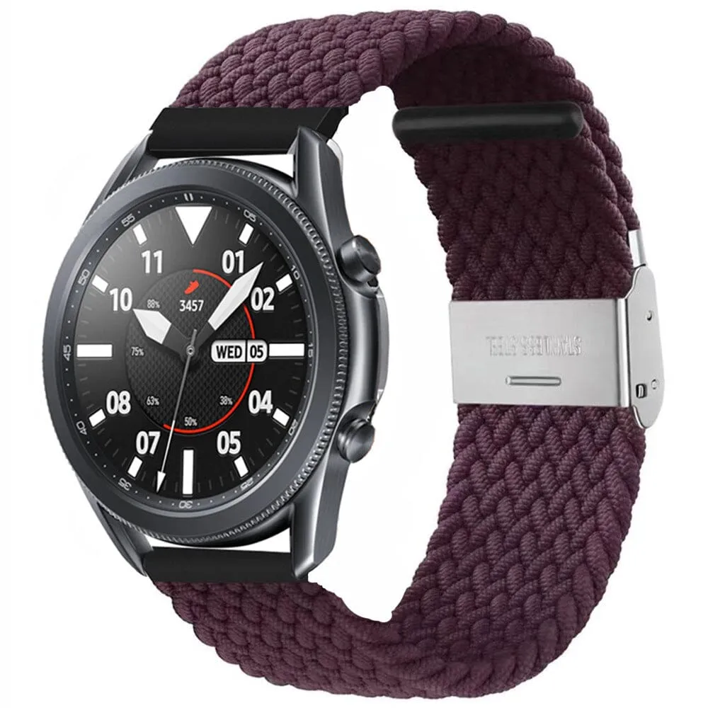 Nylon Braided Loop Watch Straps Compatible with the Xiaomi Amazfit Smart Watch, Smart Watch 2