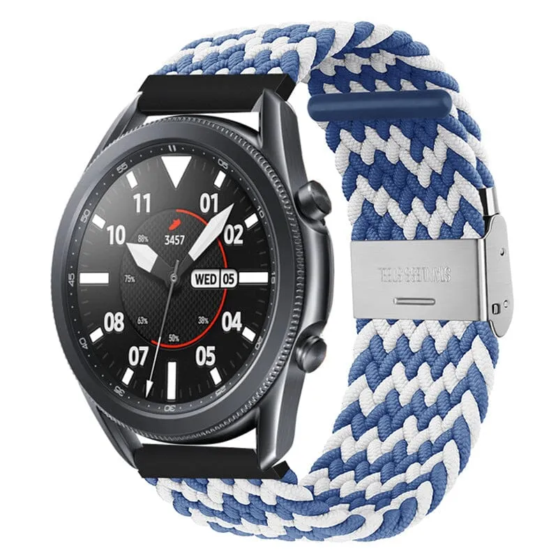 Nylon Braided Loop Watch Straps Compatible with the Xiaomi Amazfit Smart Watch, Smart Watch 2