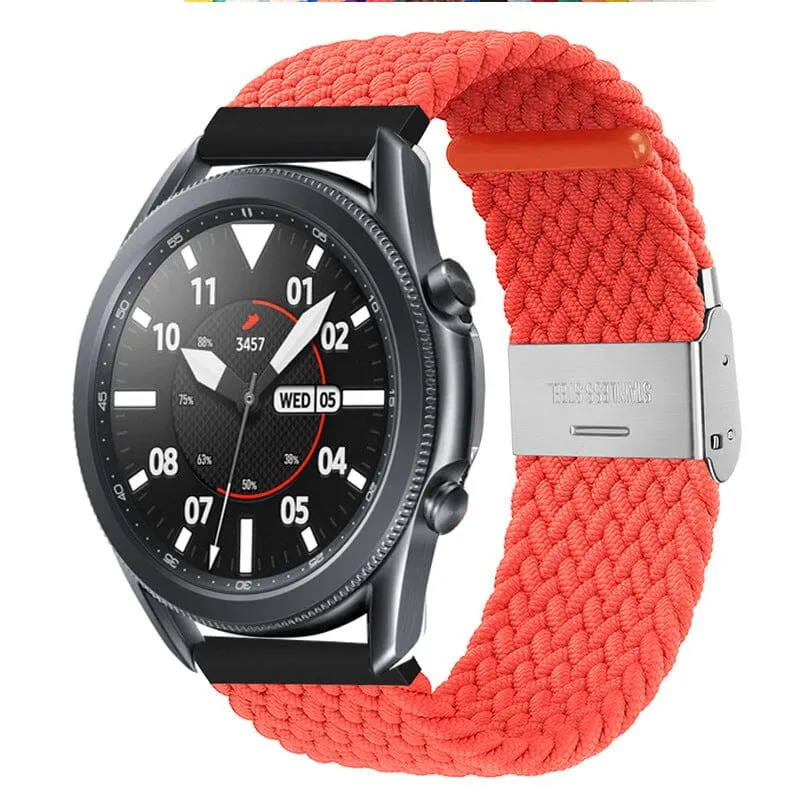 Nylon Braided Loop Watch Straps Compatible with the Xiaomi Amazfit Smart Watch, Smart Watch 2