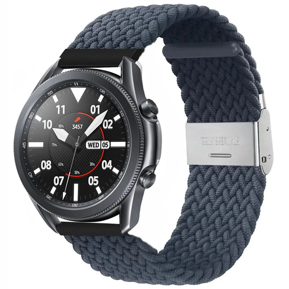 Nylon Braided Loop Watch Straps Compatible with the Xiaomi Amazfit Smart Watch, Smart Watch 2