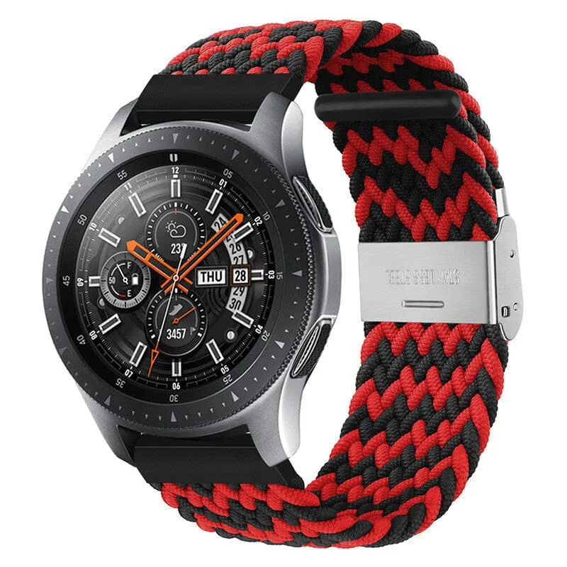 Nylon Braided Loop Watch Straps Compatible with the Xiaomi Amazfit Smart Watch, Smart Watch 2