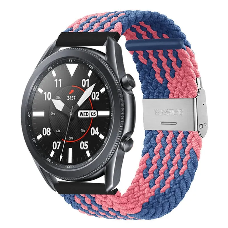 Nylon Braided Loop Watch Straps Compatible with the Xiaomi Amazfit Smart Watch, Smart Watch 2