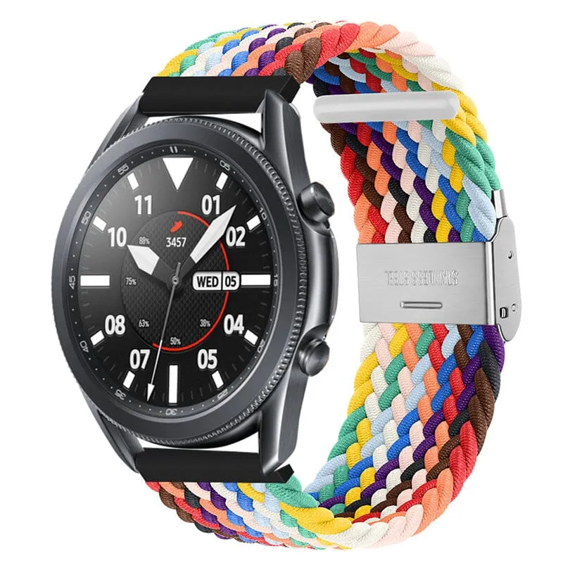 Nylon Braided Loop Watch Straps Compatible with the Xiaomi Amazfit Smart Watch, Smart Watch 2