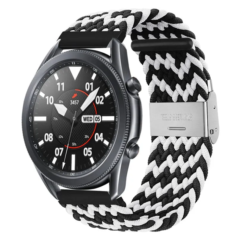 Nylon Braided Loop Watch Straps Compatible with the Xiaomi Amazfit Smart Watch, Smart Watch 2