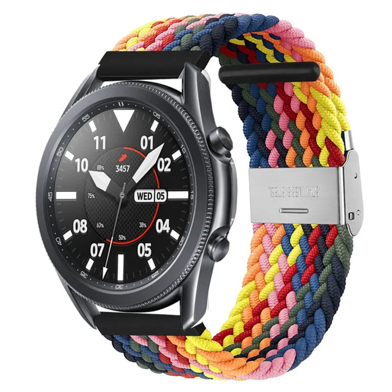 Nylon Braided Loop Watch Straps Compatible with the Xiaomi Amazfit Smart Watch, Smart Watch 2