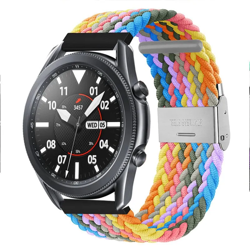 Nylon Braided Loop Watch Straps Compatible with the Xiaomi Amazfit Smart Watch, Smart Watch 2