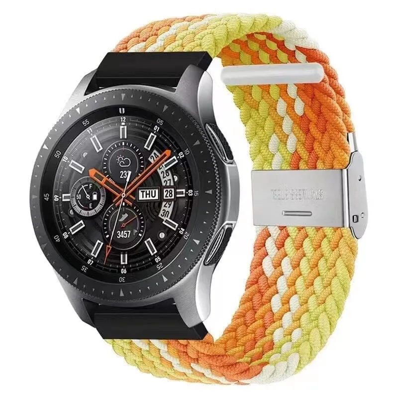 Nylon Braided Loop Watch Straps Compatible with the Xiaomi Amazfit Smart Watch, Smart Watch 2