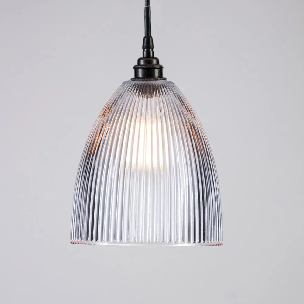 Old School Electric elongated prismatic pendants light - IP rated for bathrooms