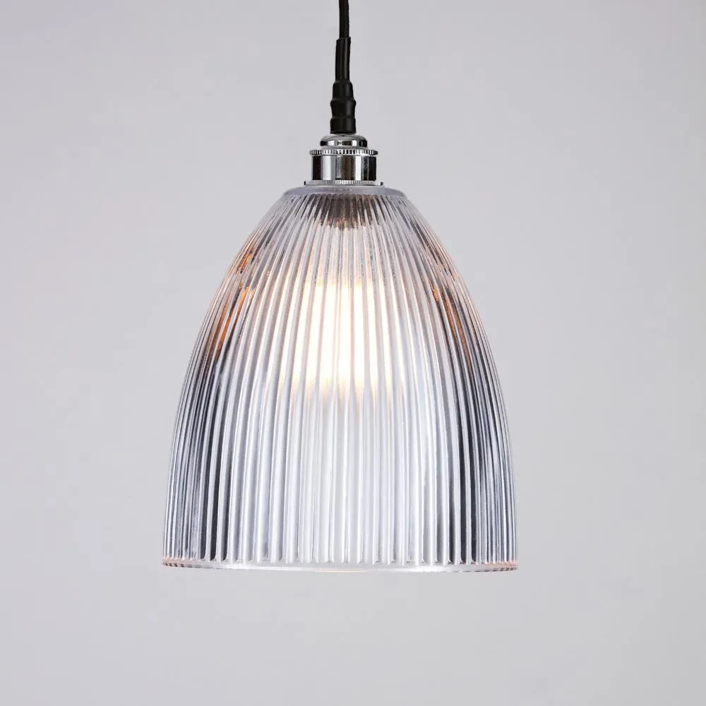 Old School Electric elongated prismatic pendants light - IP rated for bathrooms