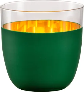 ORO24k Crystal 24k Stemless Tumblers for Wine, Soda, Water, Set of 2