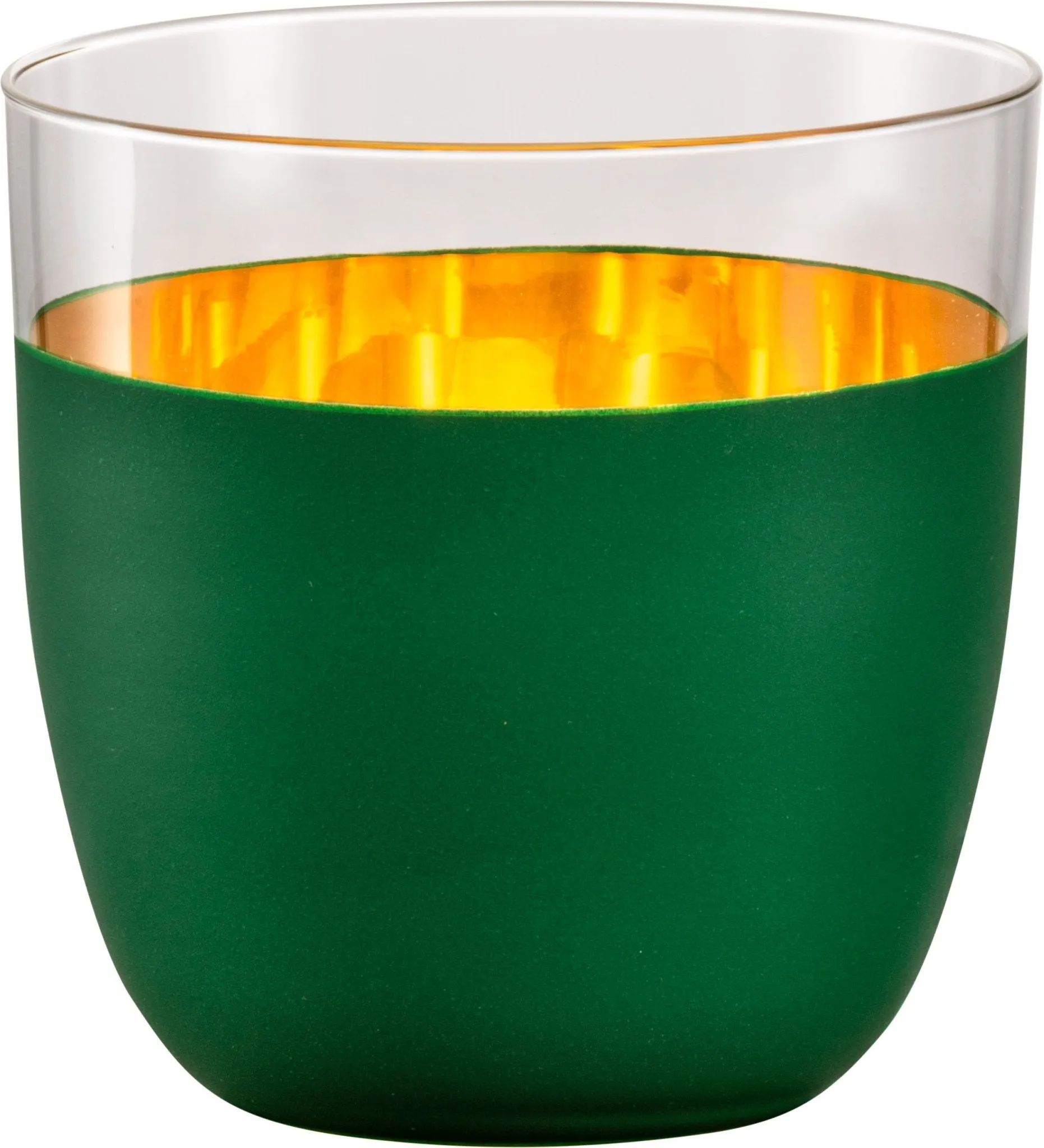 ORO24k Crystal 24k Stemless Tumblers for Wine, Soda, Water, Set of 2