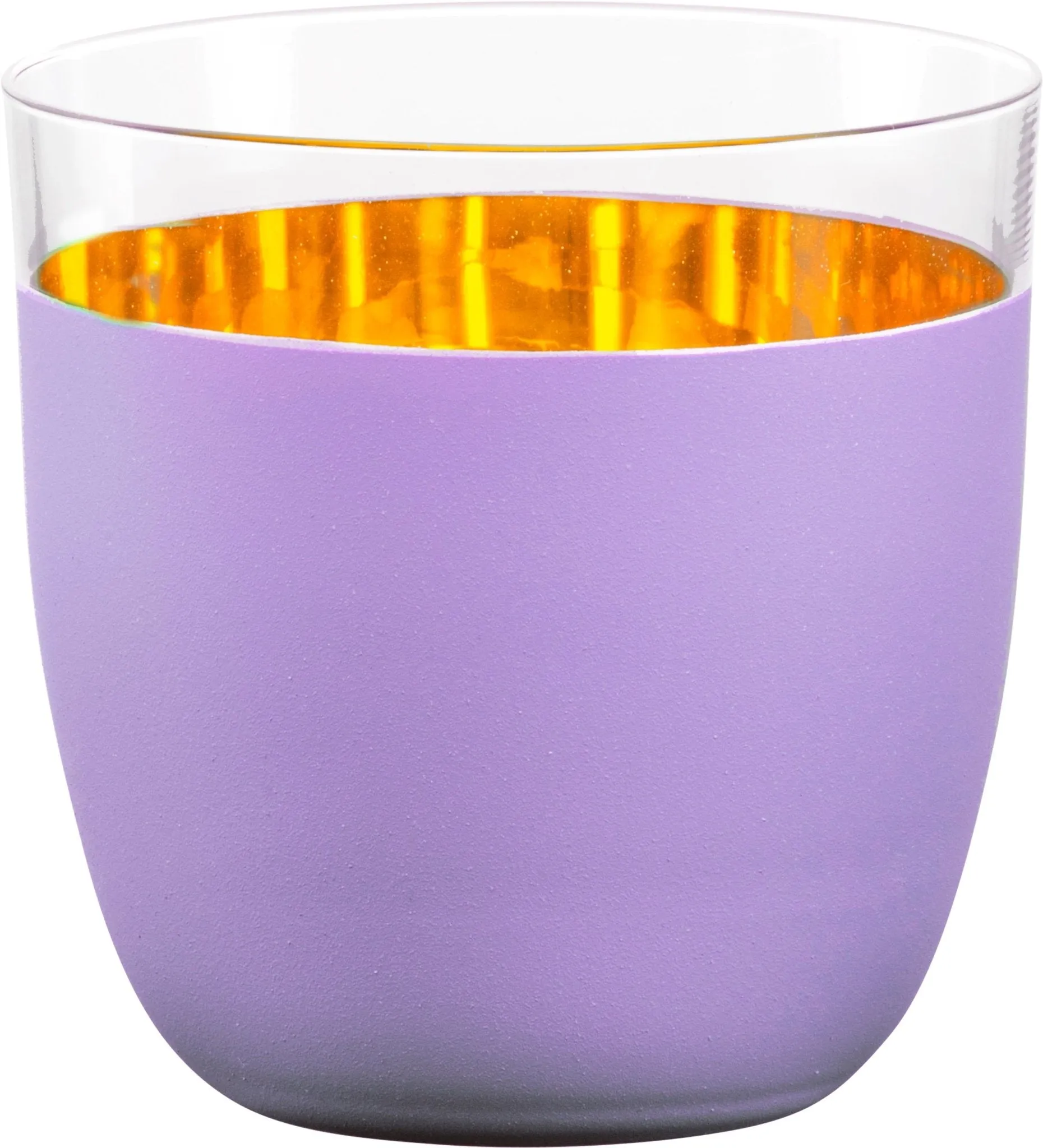 ORO24k Crystal 24k Stemless Tumblers for Wine, Soda, Water, Set of 2