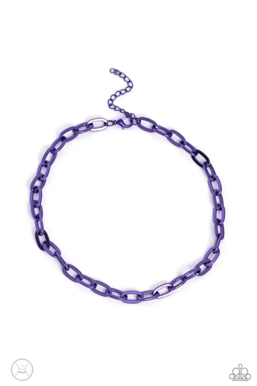 Paparazzi Exuberant Encore Necklace Purple